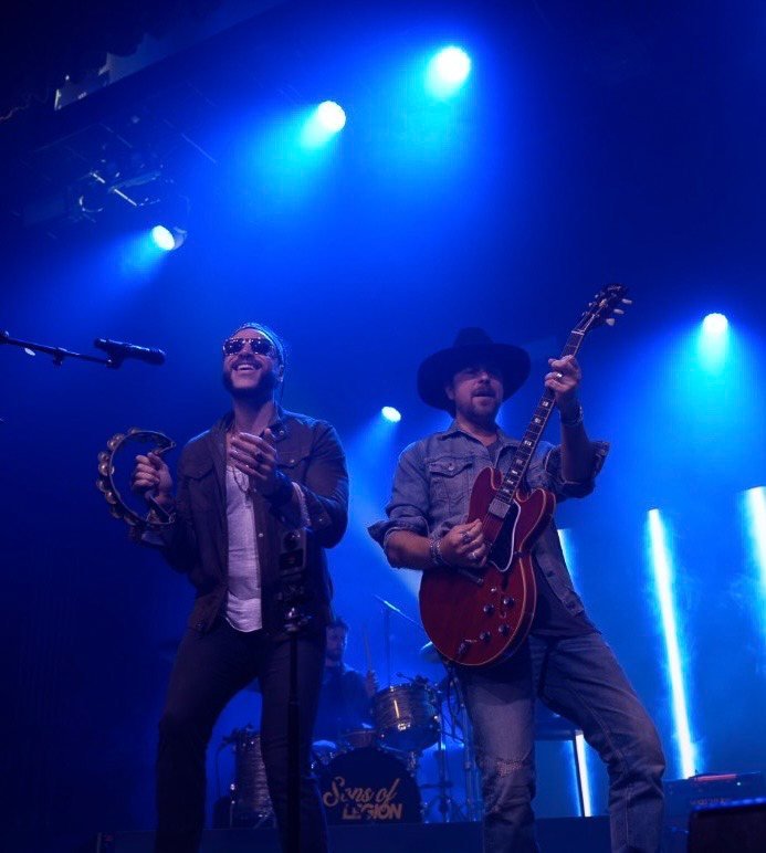 Original Fouled Anchor Creative Hub concert image of Sons of Legion performing